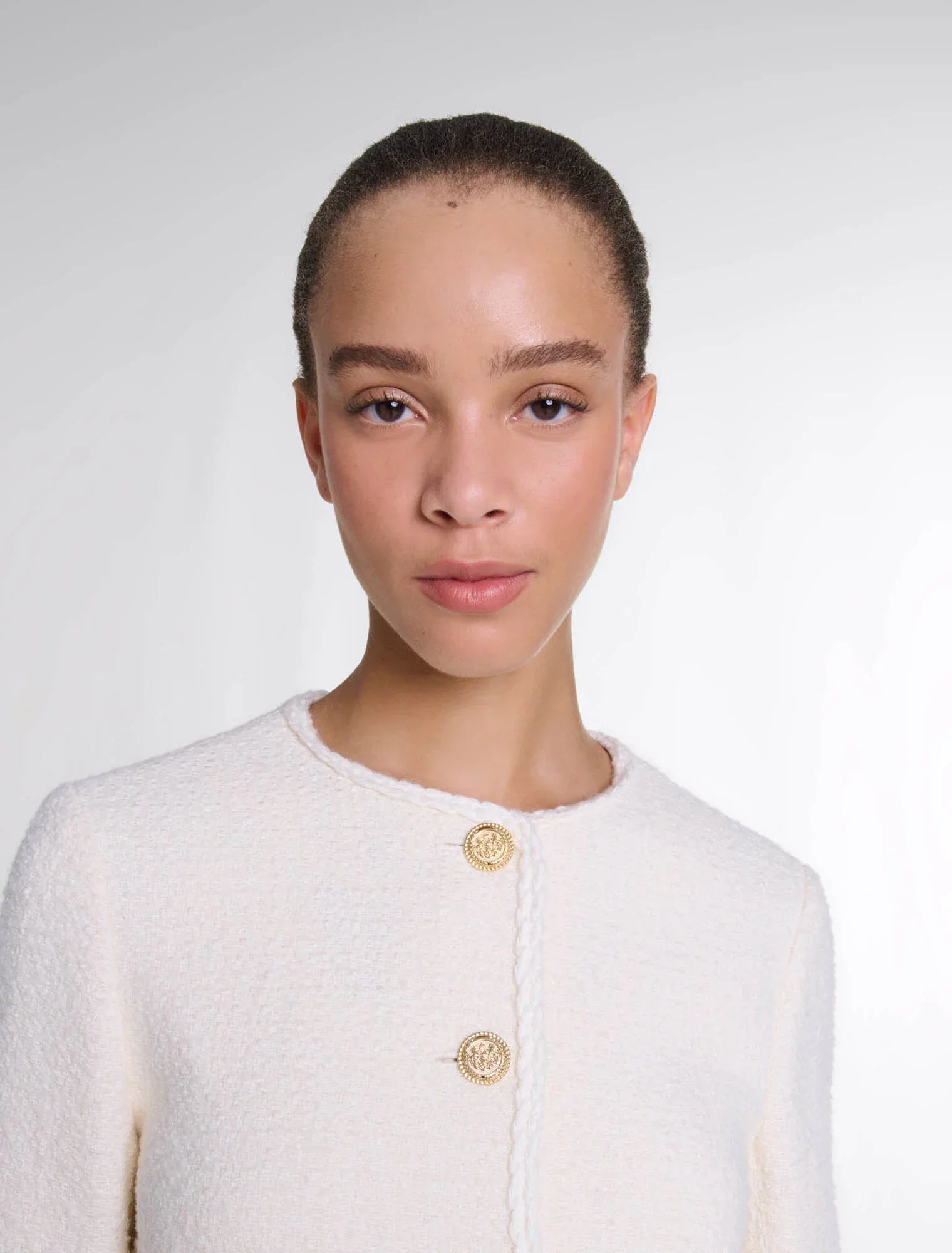 Ecru-Belted Jacket