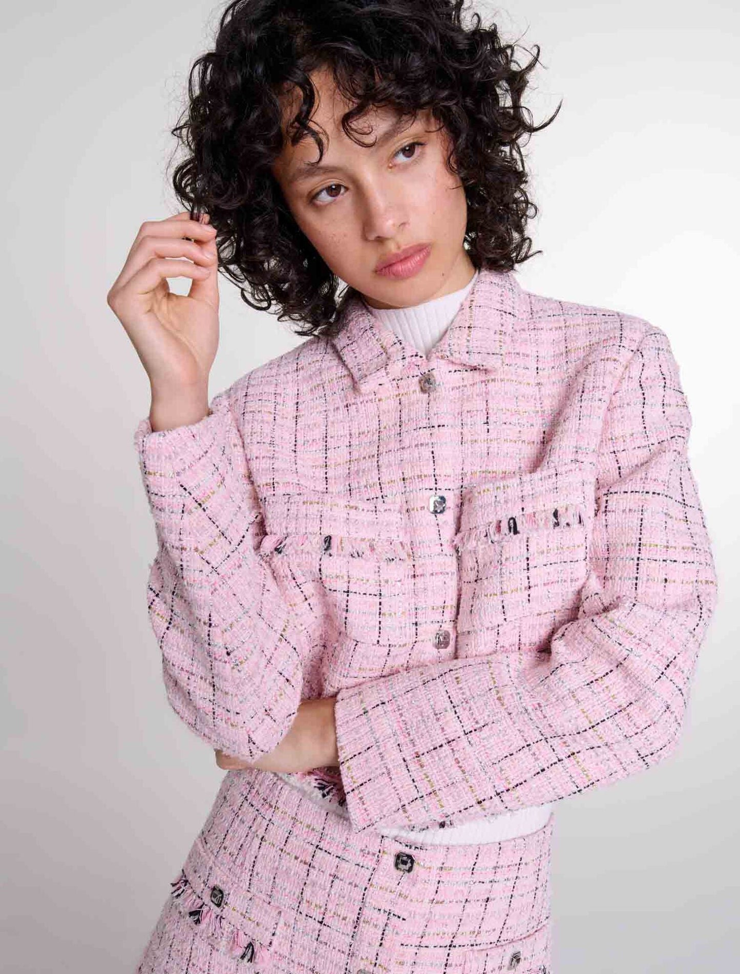 Pink  -Tweed jacket