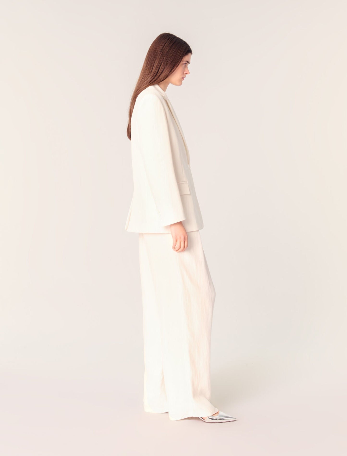 Ecru-Suit Jacket