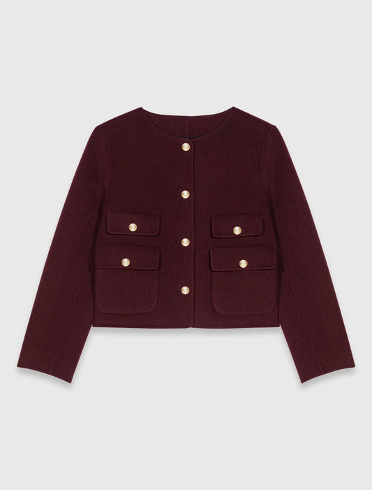 mfpve00722 reversible double faced jacket burgundy