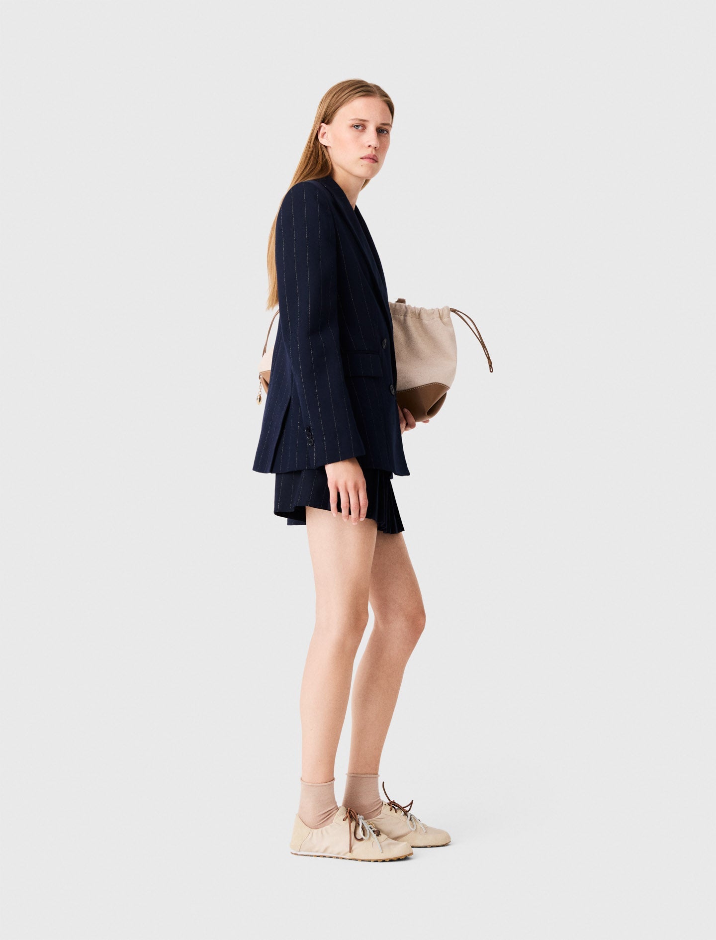 Double-breasted suit jacket Navy
